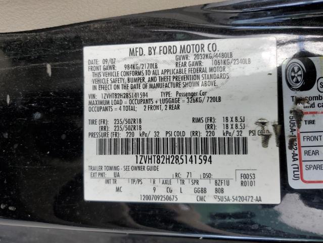 Photo 11 VIN: 1ZVHT82H285141594 - FORD MUSTANG 