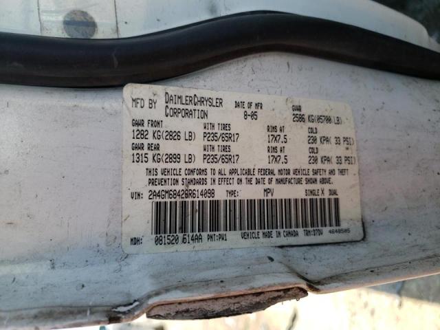 Photo 9 VIN: 2A4GM68426R614098 - CHRYSLER PACIFICA T 