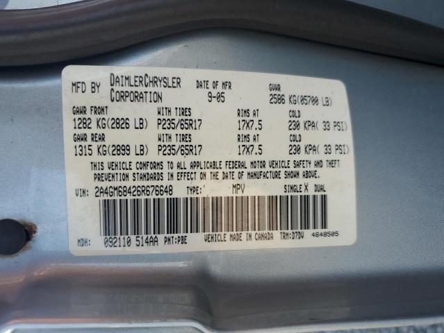 Photo 11 VIN: 2A4GM68426R676648 - CHRYSLER PACIFICA 