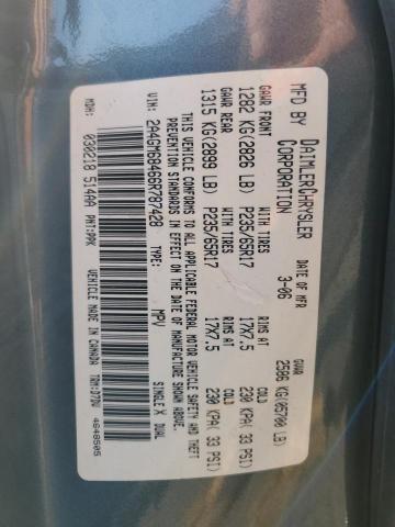 Photo 12 VIN: 2A4GM68466R787428 - CHRYSLER PACIFICA T 