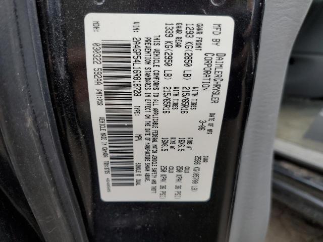 Photo 12 VIN: 2A4GP54L16R818728 - CHRYSLER MINIVAN 