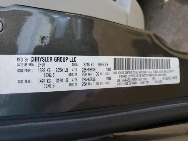 Photo 9 VIN: 2A4RR5D10AR241457 - CHRYSLER TOWN & COU 