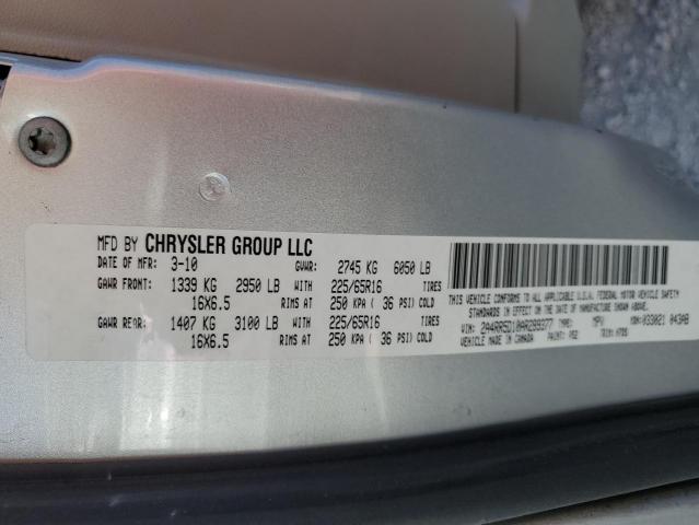 Photo 13 VIN: 2A4RR5D10AR289377 - CHRYSLER MINIVAN 