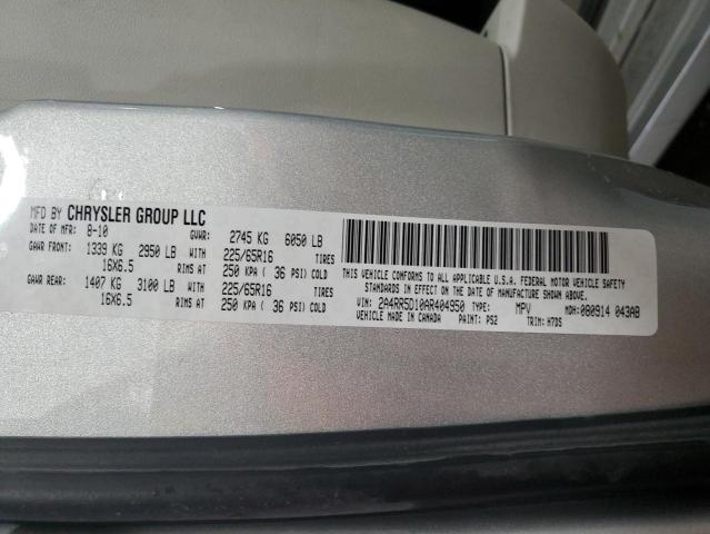 Photo 12 VIN: 2A4RR5D10AR404950 - CHRYSLER MINIVAN 