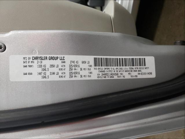 Photo 9 VIN: 2A4RR5D11AR243508 - CHRYSLER TOWN &AMP COU 