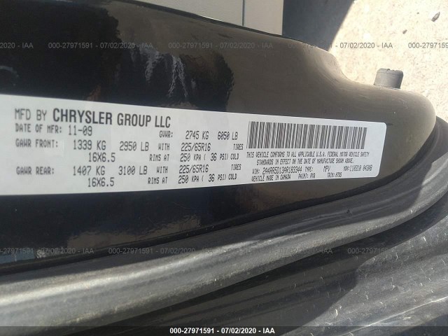 Photo 8 VIN: 2A4RR5D13AR183344 - CHRYSLER TOWN & COUNTRY 