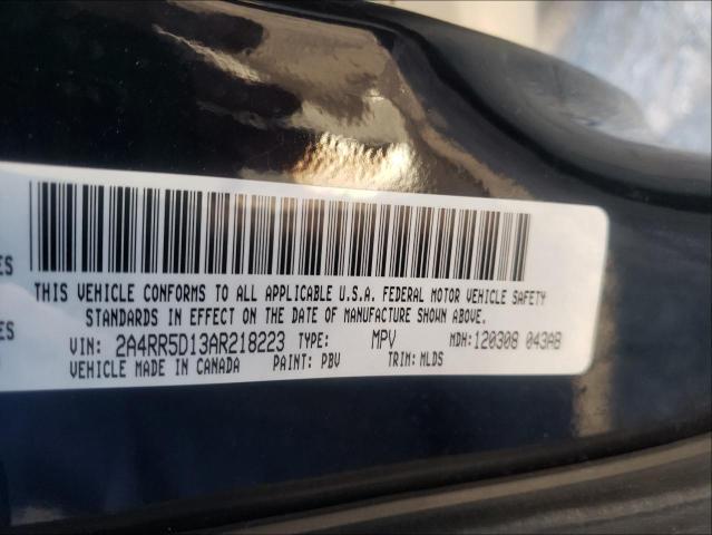 Photo 9 VIN: 2A4RR5D13AR218223 - CHRYSLER TOWN &AMP COU 