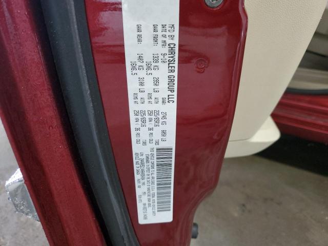 Photo 12 VIN: 2A4RR5D14AR495494 - CHRYSLER MINIVAN 