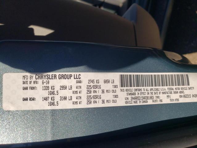 Photo 12 VIN: 2A4RR5D15AR381083 - CHRYSLER TOWN & COU 