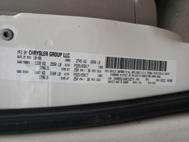 Photo 9 VIN: 2A4RR5D16AR152279 - CHRYSLER TOWN & COU 