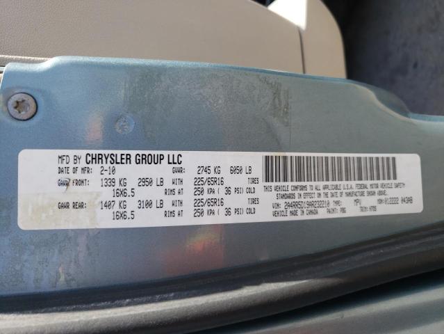 Photo 12 VIN: 2A4RR5D19AR232210 - CHRYSLER MINIVAN 