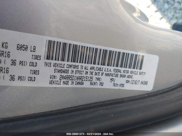 Photo 8 VIN: 2A4RR5D1XAR215125 - CHRYSLER TOWN & COUNTRY 