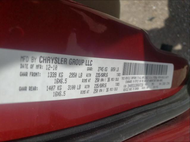 Photo 9 VIN: 2A4RR5DG3BR607238 - CHRYSLER TOWN &AMP COU 