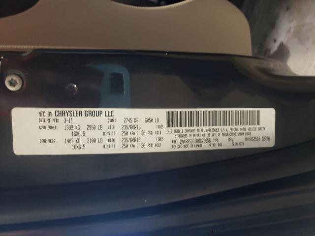 Photo 9 VIN: 2A4RR5DG3BR676656 - CHRYSLER TOWN &AMP COU 