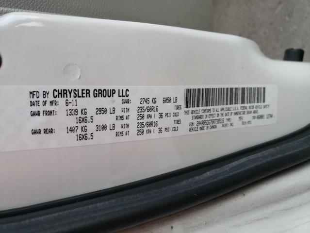 Photo 12 VIN: 2A4RR5DG7BR739516 - CHRYSLER MINIVAN 