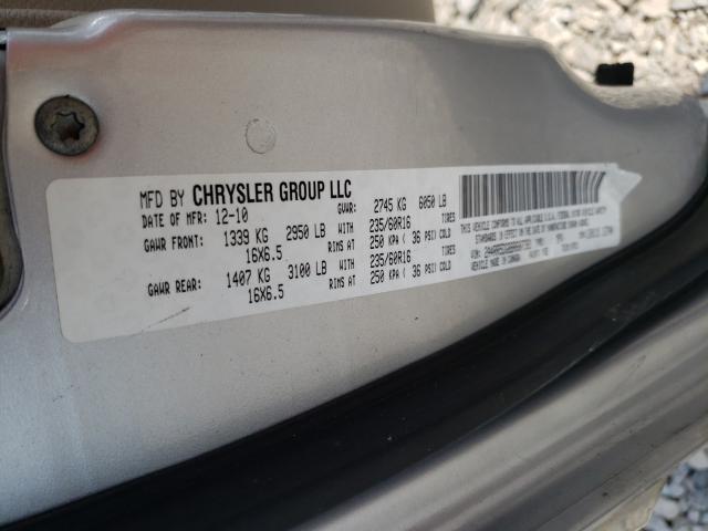 Photo 9 VIN: 2A4RR5DG8BR607381 - CHRYSLER TOWN &AMP COU 