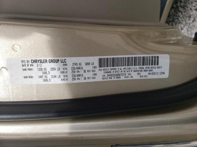 Photo 9 VIN: 2A4RR5DG9BR675270 - CHRYSLER TOWN &AMP COU 