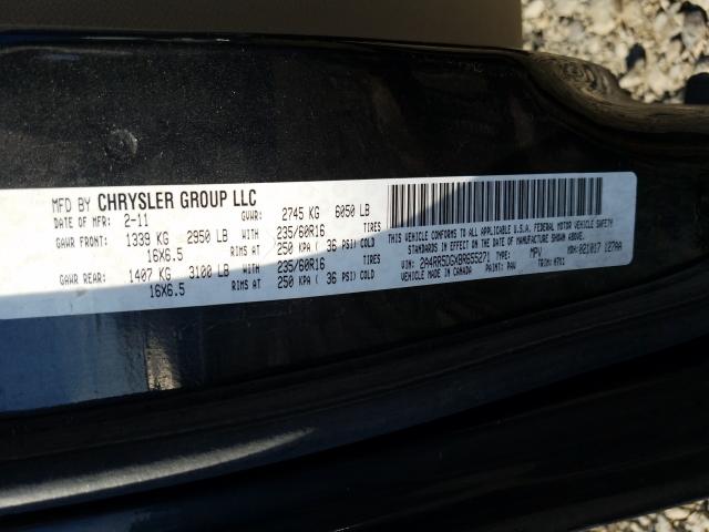 Photo 9 VIN: 2A4RR5DGXBR655271 - CHRYSLER TOWN & COU 