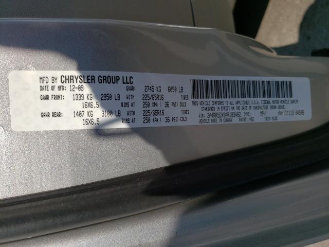 Photo 9 VIN: 2A4RR5DX9AR183482 - CHRYSLER TOWN &AMP COU 