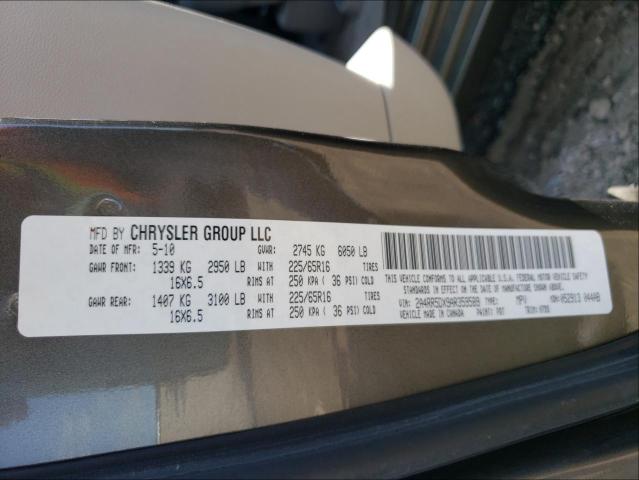 Photo 9 VIN: 2A4RR5DX9AR359589 - CHRYSLER TOWN &AMP COU 