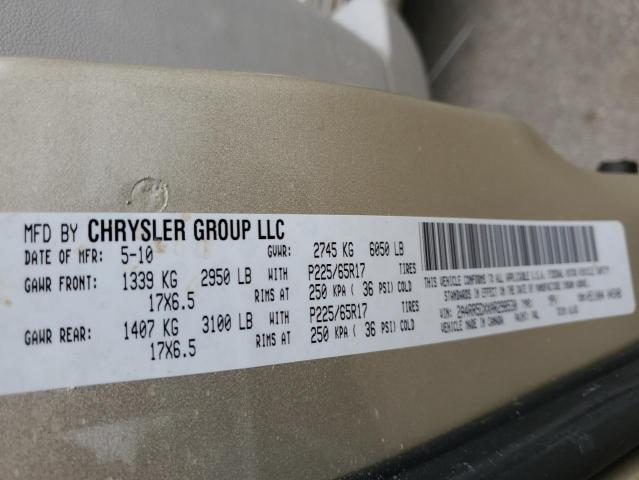 Photo 12 VIN: 2A4RR5DXXAR298530 - CHRYSLER MINIVAN 