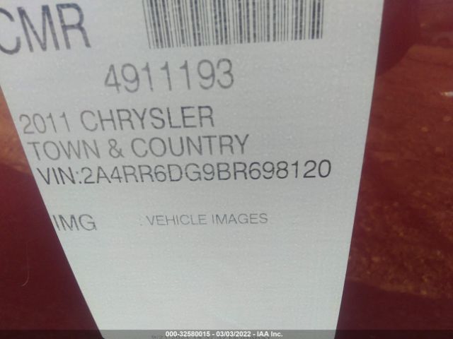 Photo 8 VIN: 2A4RR6DG9BR698120 - CHRYSLER TOWN & COUNTRY 