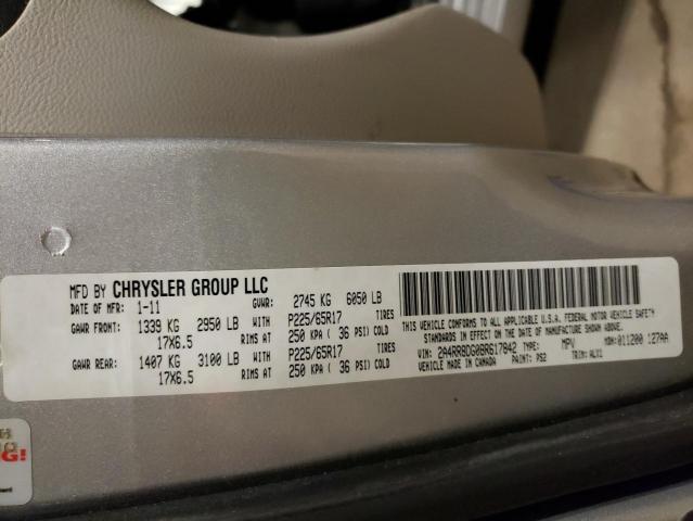 Photo 9 VIN: 2A4RR8DG0BR617842 - CHRYSLER TOWN &AMP COU 