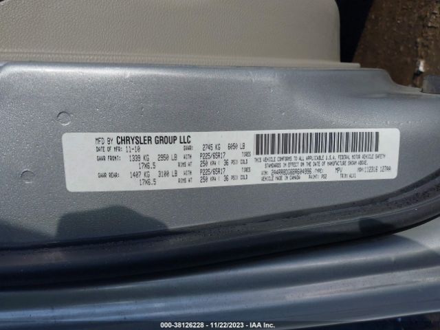 Photo 8 VIN: 2A4RR8DG6BR604996 - CHRYSLER TOWN & COUNTRY 