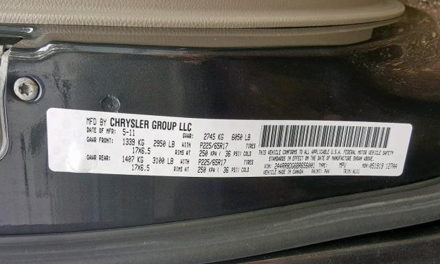 Photo 9 VIN: 2A4RR8DG6BR656001 - CHRYSLER TOWN AND COUNTRY 