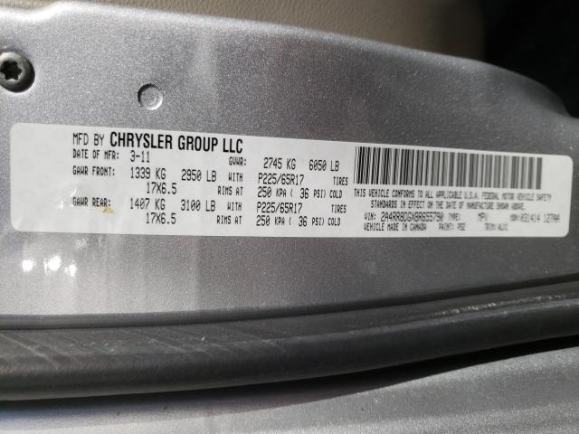 Photo 9 VIN: 2A4RR8DGXBR655790 - CHRYSLER TOWN &AMP COU 