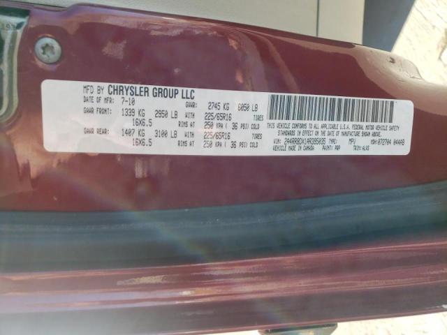 Photo 9 VIN: 2A4RR8DX1AR395035 - CHRYSLER TOWN &AMP COU 