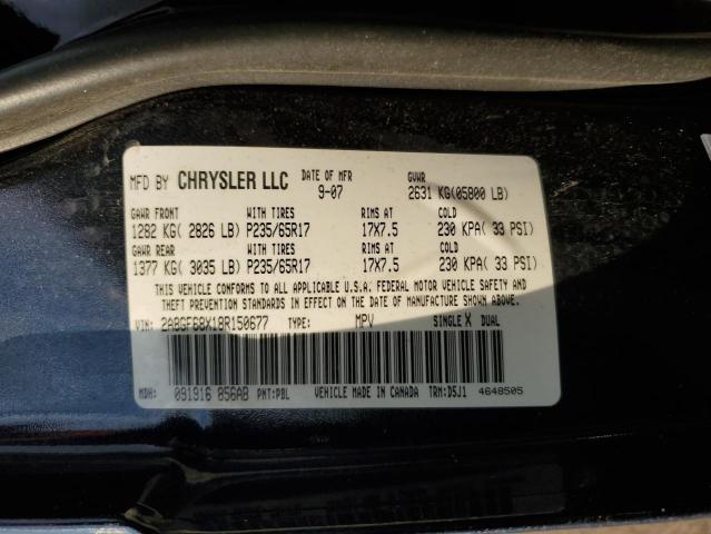 Photo 11 VIN: 2A8GF68X18R150677 - CHRYSLER PACIFICA T 