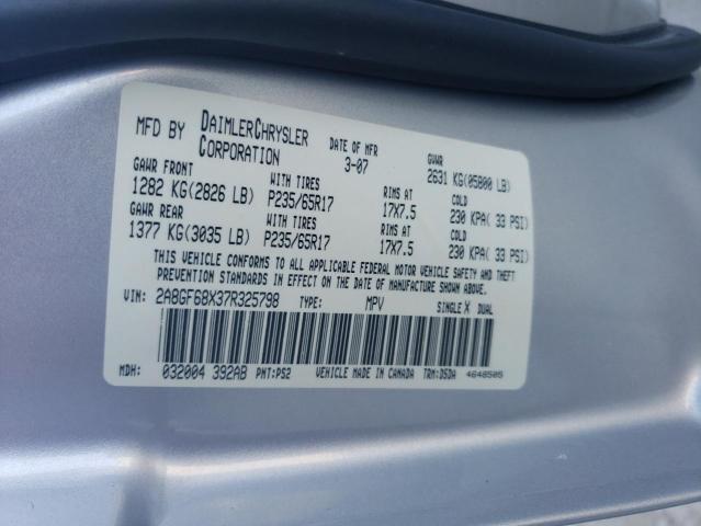 Photo 12 VIN: 2A8GF68X37R325798 - CHRYSLER PACIFICA 