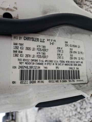 Photo 9 VIN: 2A8GM48L98R152104 - CHRYSLER PACIFICA 