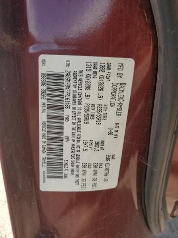 Photo 12 VIN: 2A8GM78X77R161466 - CHRYSLER PACIFICA L 