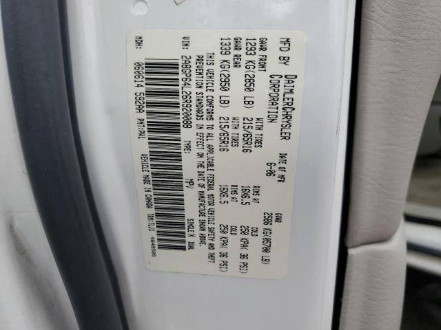 Photo 12 VIN: 2A8GP64L26R920088 - CHRYSLER MINIVAN 