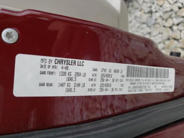 Photo 9 VIN: 2A8HR54P28R731505 - CHRYSLER TOWN &AMP COU 