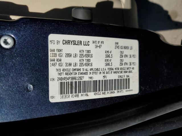 Photo 12 VIN: 2A8HR54P38R612927 - CHRYSLER MINIVAN 