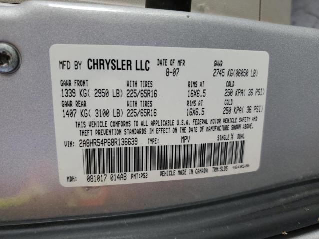 Photo 11 VIN: 2A8HR54P68R136639 - CHRYSLER TOWN & COU 