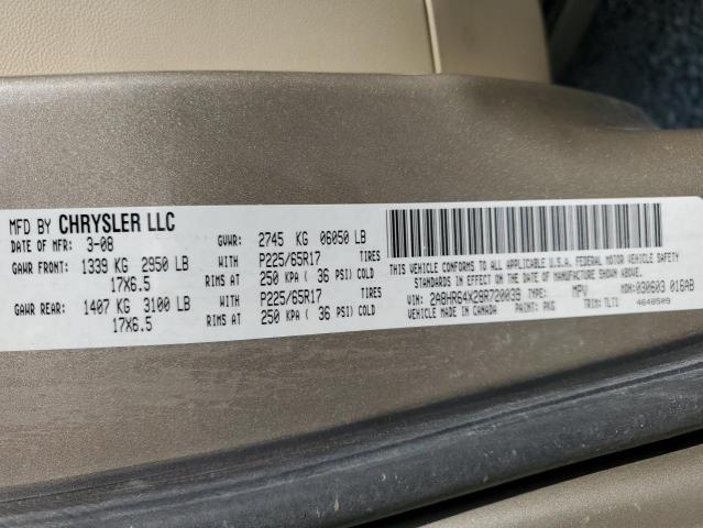 Photo 12 VIN: 2A8HR64X28R720039 - CHRYSLER TOWN & COU 