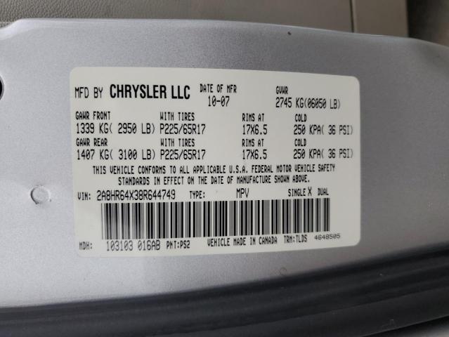 Photo 12 VIN: 2A8HR64X38R644749 - CHRYSLER TOWN-COU 