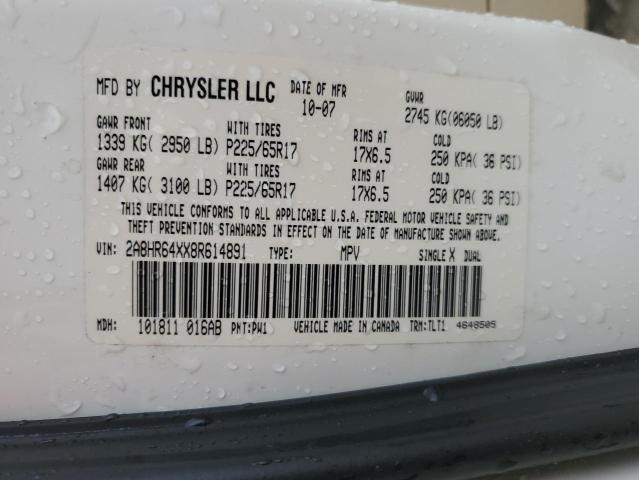 Photo 13 VIN: 2A8HR64XX8R614891 - CHRYSLER TOWN & COU 