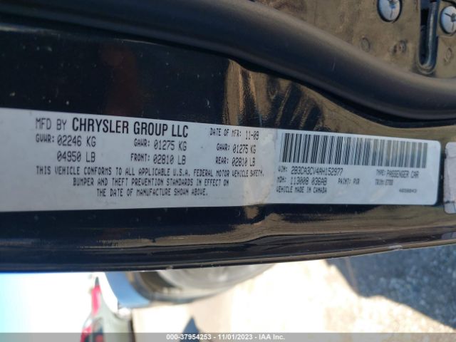 Photo 8 VIN: 2B3CA3CV4AH152977 - DODGE CHARGER 