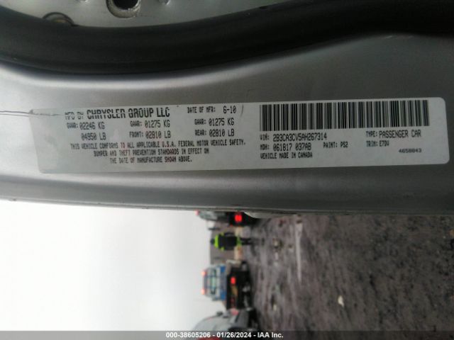 Photo 8 VIN: 2B3CA3CV5AH267314 - DODGE CHARGER 