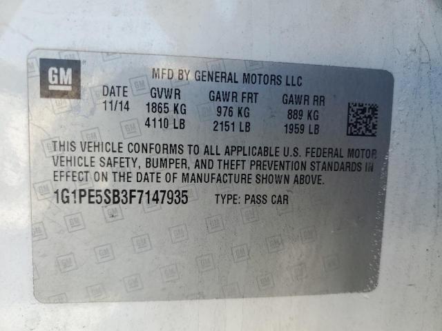 Photo 11 VIN: 2B3CA3CV7AH285670 - CHEVROLET CRUZE 