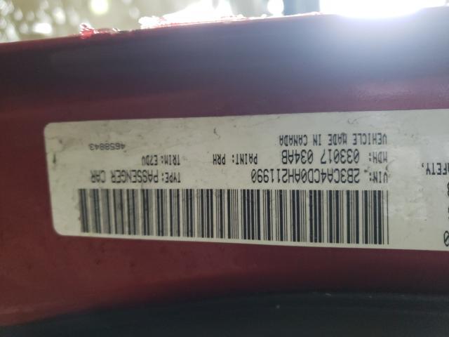 Photo 9 VIN: 2B3CA4CD0AH211990 - DODGE CHARGER 