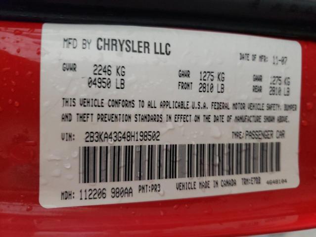 Photo 11 VIN: 2B3KA43G48H198502 - DODGE CHARGER 