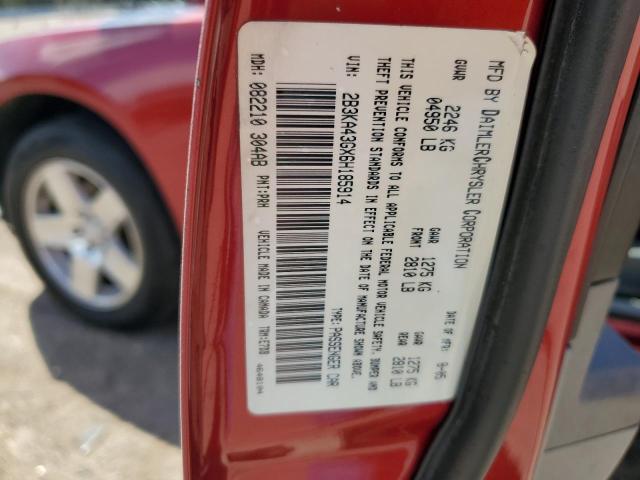 Photo 12 VIN: 2B3KA43GX6H185914 - DODGE CHARGER SE 