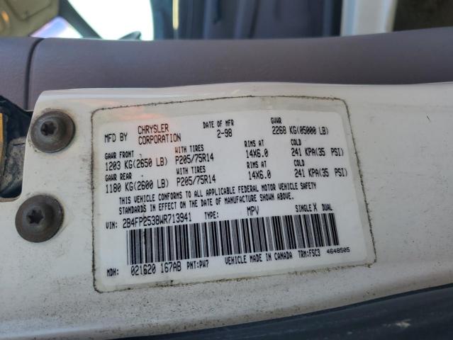 Photo 12 VIN: 2B4FP2538WR713941 - DODGE CARAVAN 