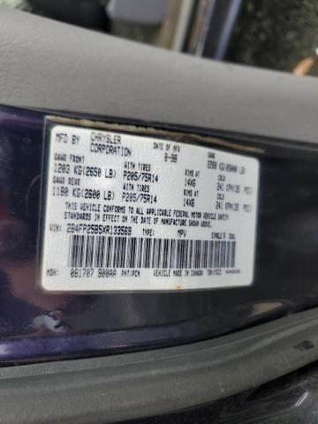 Photo 12 VIN: 2B4FP25B5XR133569 - DODGE CARAVAN 